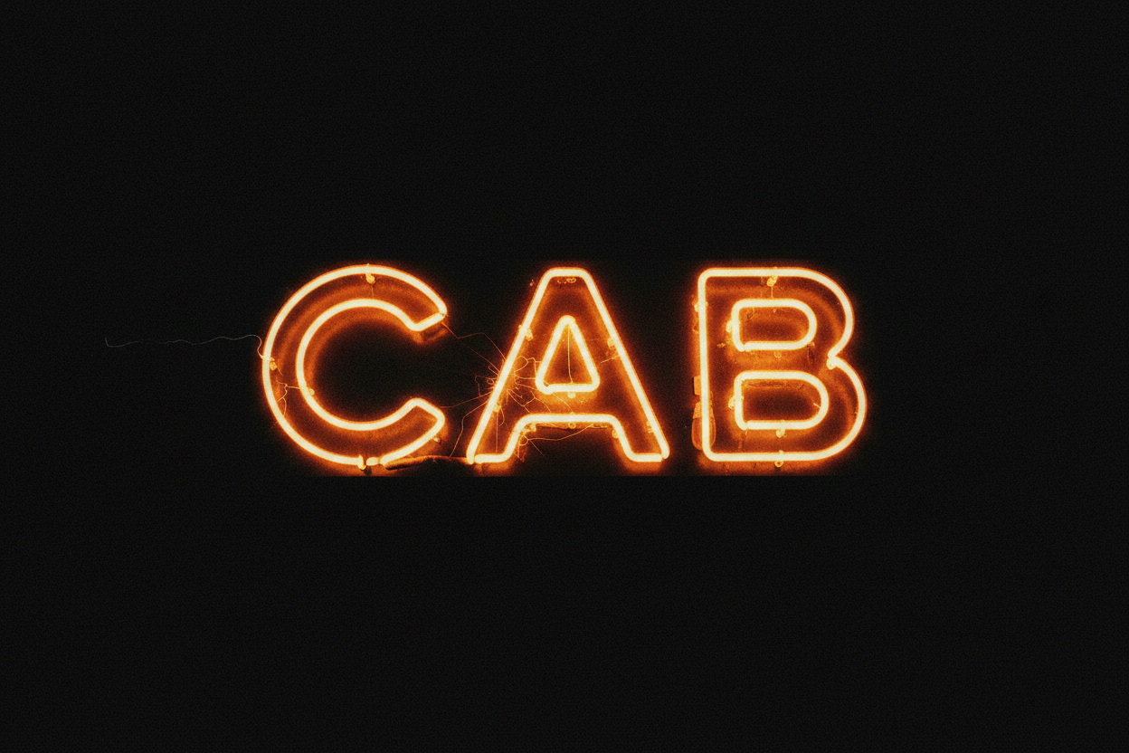 Cab LED Sign Hero